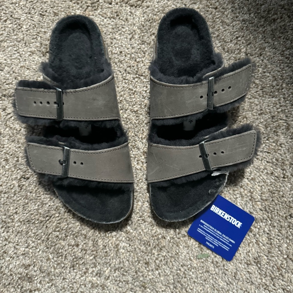 Birkenstock Arizona Shearling Sandals